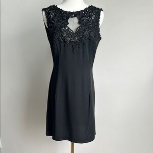 VTG Scott McClintock Women’s Black Feminine Cocktail Little Black Dress USA‎ 6